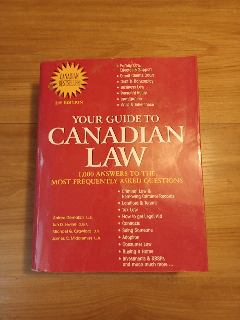 Your Guide To Canadian Law Book